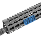 UTG PRO 4-Slot Keymod Picatinny Rail Section-Gun Metal Grey