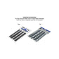 UTG® Low Profile Keymod Rail Panel Covers, 5.5'' Black, 7/Pack