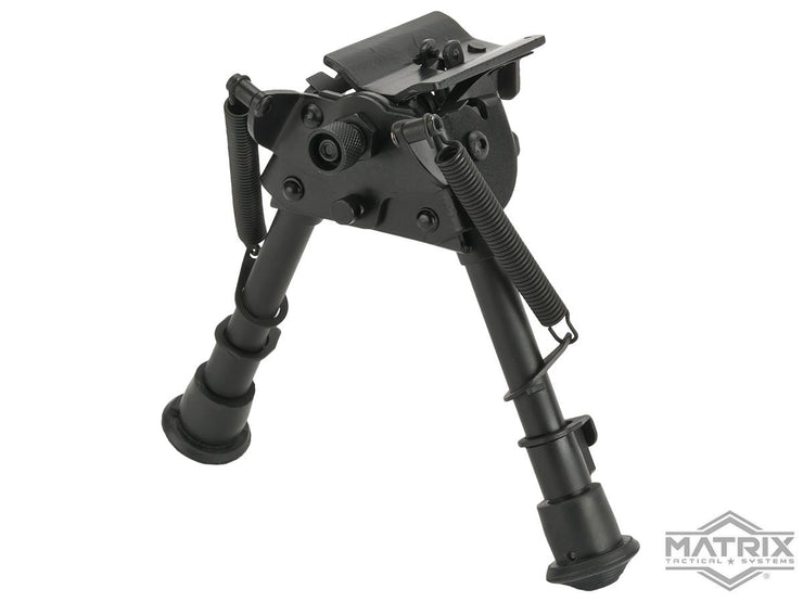 Matrix M030 6" Retractable Harris Type Bipod w/ Swivel Lock