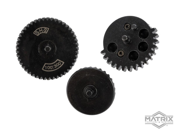 Matrix Wire Cut Steel "Low Noise" Airsoft Gear Set (Ratio: 100:300)