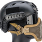 Matrix Iron Face Carbon Steel Mesh "Striker V1" Lower Half Mask