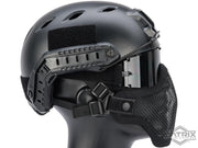 Matrix Iron Face Carbon Steel Mesh "Striker V1" Lower Half Mask