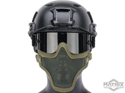 Matrix Iron Face Carbon Steel Mesh "Striker V1" Lower Half Mask