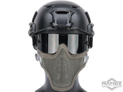Matrix Iron Face Carbon Steel Mesh "Striker V1" Lower Half Mask
