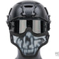 Matrix Iron Face Carbon Steel Mesh "Striker V1" Lower Half Mask