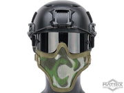 Matrix Iron Face Carbon Steel Mesh "Striker V1" Lower Half Mask