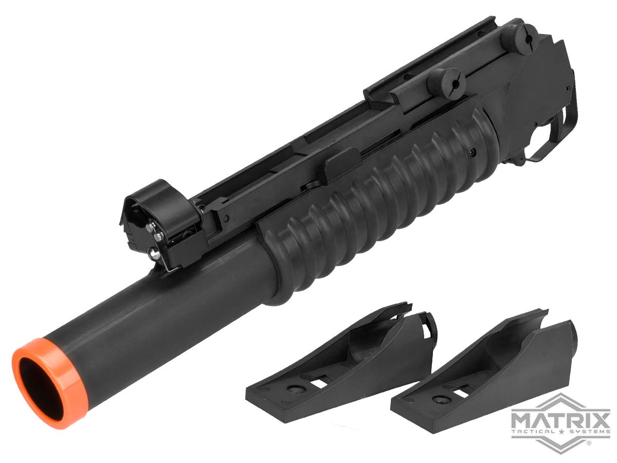 Matrix 40mm M203 Grenade Launcher for M4 M16 Series Airsoft Rifles (Model: Long Type)