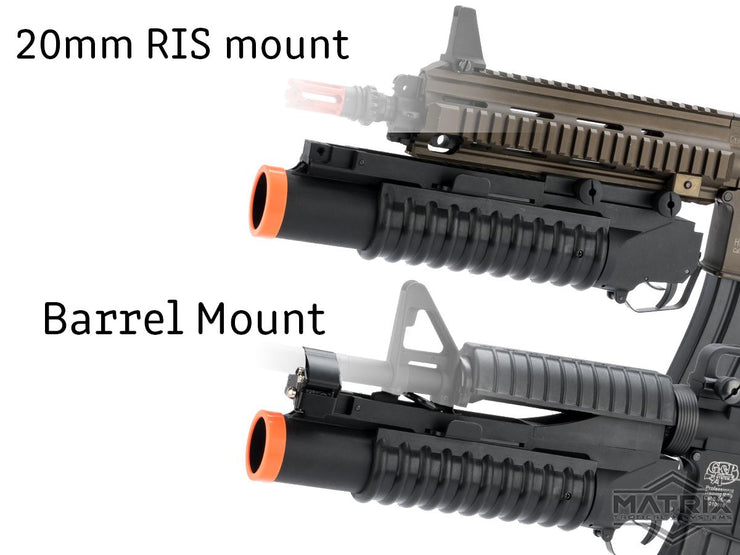 Matrix 40mm M203 Grenade Launcher for M4 M16 Series Airsoft Rifles (Model: Short Type)