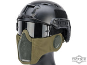 Matrix Carbon Striker Mesh Mask w/ Integrated Mesh Ear Protection