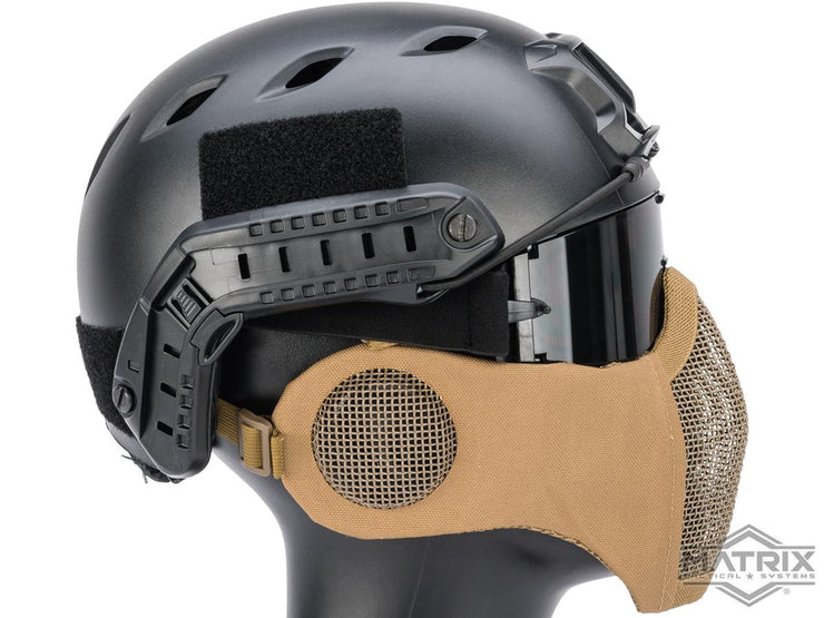 Matrix Carbon Striker Mesh Mask w/ Integrated Mesh Ear Protection