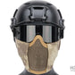 Matrix Carbon Striker Mesh Mask w/ Integrated Mesh Ear Protection