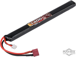 Matrix High Performance 7.4V Stick Type Airsoft LiPo Battery (1400mAh / 20C / T-Plug)