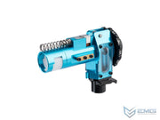 EMG / Maxx Model CNC Aluminum Hopup Chamber for M4 Airsoft AEG Rifles (Model: M4E / EMG Blue)