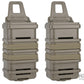 Fast Hard Shell Magazine Holsters Set of 2 for MP7 MP5 Pistol SMG