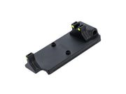 MITA RMR Mount Base for Elite Force / UMAREX GLOCK, ISSC M22, SAI BLU, Lonewolf, & Compatible Airsoft Gas Blowback Pistols (Model: Handle Ready)