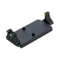 MITA RMR Mount Base for Elite Force / UMAREX GLOCK, ISSC M22, SAI BLU, Lonewolf, & Compatible Airsoft Gas Blowback Pistols (Model: Slim)