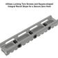 UTG Super Slim 20 MOA Elevated Picatinny Mount (Style: 13 Slot)