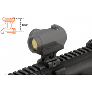 UTG® PICATINNY OPTIC MOUNT, FOR T-1™, ABSOLUTE CO-WITNESS