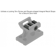 UTG® PICATINNY OPTIC MOUNT, FOR T-1™, ABSOLUTE CO-WITNESS