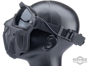 Matrix Tactical Anti Fog Goggle w/ Fan and Lower Face Mask