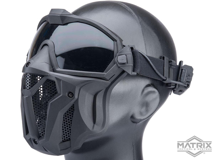 Matrix Tactical Anti Fog Goggle w/ Fan and Lower Face Mask