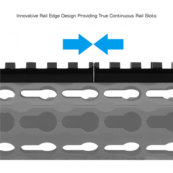 UTG PRO® KEYMOD RAIL SECTION, 8-SLOT