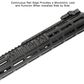 UTG PRO 7-Slot M-LOK Picatinny Rail Section