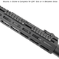 UTG PRO 7-Slot M-LOK Picatinny Rail Section