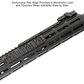 UTG PRO 3-Slot M-LOK Picatinny Rail Section, Matte Black