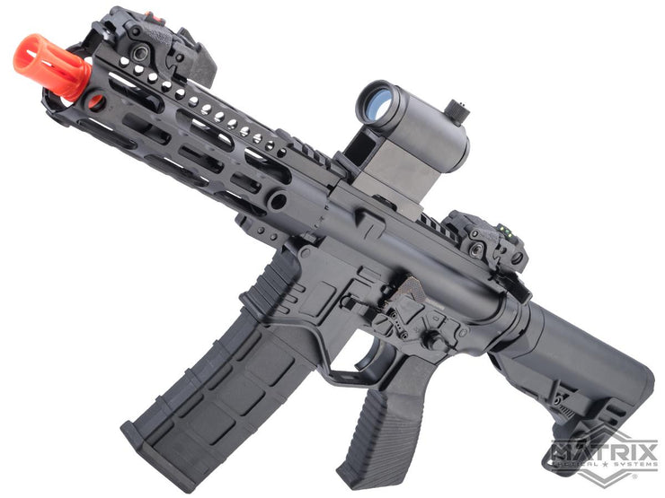 Matrix IMF MC65 Series M4 Gas Blowback Airsoft Rifle by Golden Eagle (Model: 7" M-LOK / Black)
