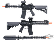 Matrix IMF MC65 Series M4 Gas Blowback Airsoft Rifle by Golden Eagle (Model: 9.5" Super Light M-LOK / Black)