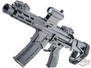 Matrix IMF MC65 Series M4 Gas Blowback Airsoft Rifle by Golden Eagle (Model: 6.5" M-LOK / Black)
