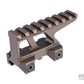 Matrix 8 Slot Picatinny 1.5" Optic Riser Mount