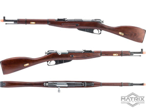 Matrix Mosin Nagant Bolt Action Airsoft Rifle w/ Real Wood Furniture (M1938)