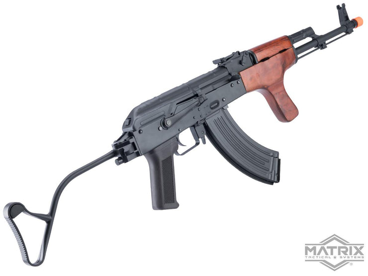 Matrix / S&T Stamped Steel AK Airsoft AEG Rifle w/ G3 Electronic Trigger QD Spring Gearbox (Model: AIMS-90 / Real Wood)