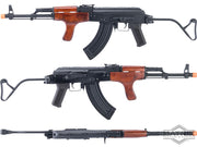 Matrix / S&T Stamped Steel AK Airsoft AEG Rifle w/ G3 Electronic Trigger QD Spring Gearbox (Model: AIMS-90 / Real Wood)