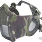 Matrix Carbon Striker Mesh Mask w/ Integrated Mesh Ear Protection