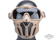 Matrix Tactical Anti Fog Goggle w/ Fan and Lower Face Mask