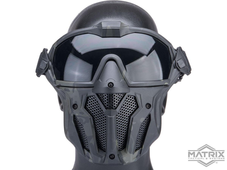 Matrix Tactical Anti Fog Goggle w/ Fan and Lower Face Mask