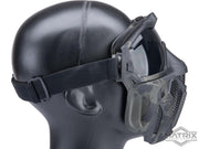 Matrix Tactical Anti Fog Goggle w/ Fan and Lower Face Mask