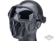 Matrix Tactical Anti Fog Goggle w/ Fan and Lower Face Mask