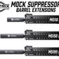 Matrix Airsoft Mock Silencer / Barrel Extension (110mm)