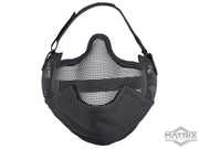 Matrix Iron Face Carbon Steel "Striker" Gen2 Metal Mesh Lower Half Mask