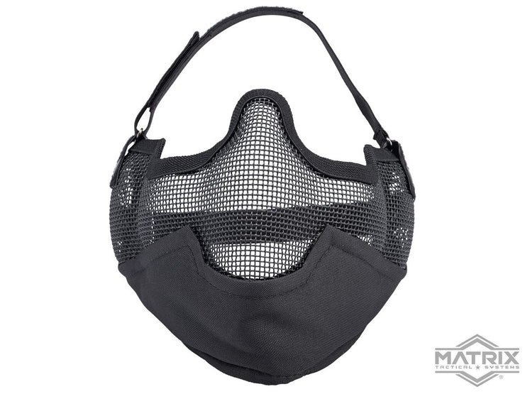 Matrix Iron Face Carbon Steel "Striker" Gen2 Metal Mesh Lower Half Mask