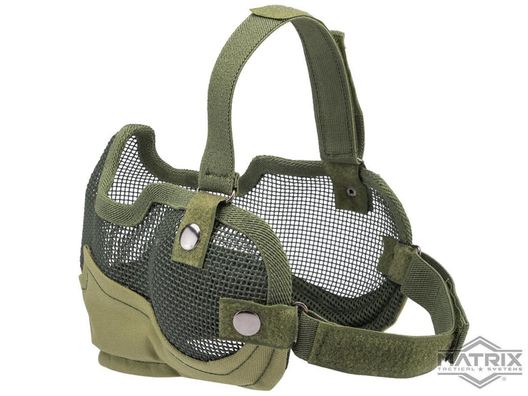 Matrix Iron Face Carbon Steel "Striker" Gen2 Metal Mesh Lower Half Mask