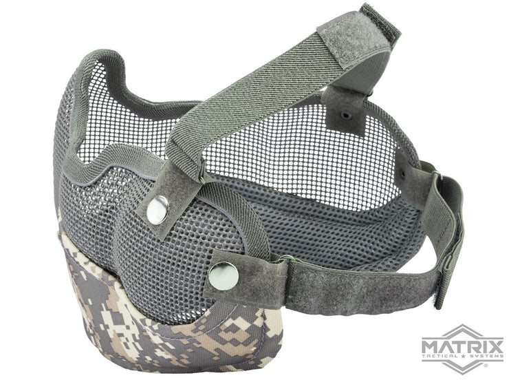 Matrix Iron Face Carbon Steel "Striker" Gen2 Metal Mesh Lower Half Mask
