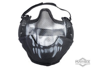 Matrix Iron Face Carbon Steel "Striker" Gen2 Metal Mesh Lower Half Mask