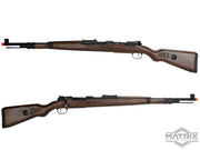 Matrix KAR 98K Bolt Action Spring Powered Rifle by S&T (Model: Real Wood Stock)