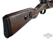 Matrix KAR 98K Bolt Action Spring Powered Rifle by S&T (Model: Real Wood Stock)