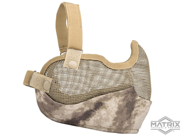 Matrix Iron Face Carbon Steel "Striker" Gen2 Metal Mesh Lower Half Mask